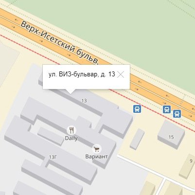 Карта проезда